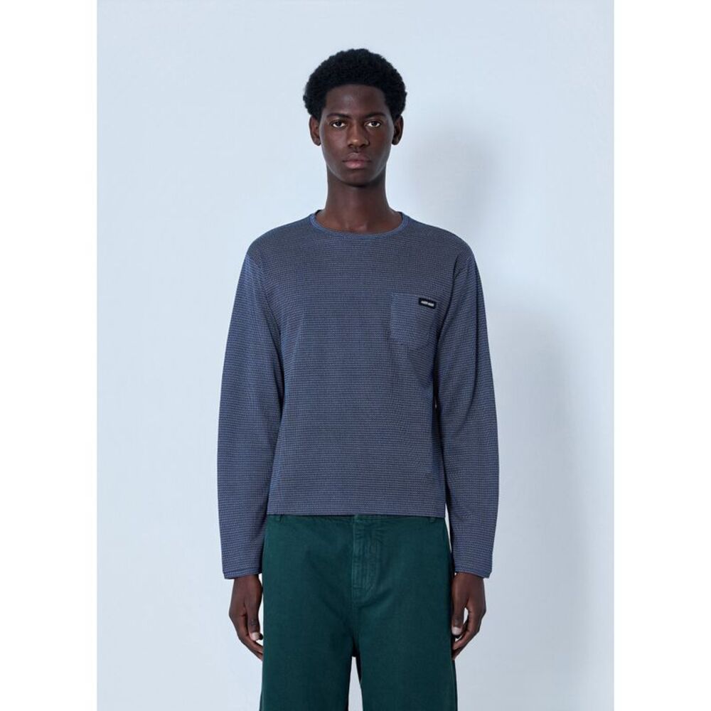 Miu Miu Men Textured Long Sleeve Top